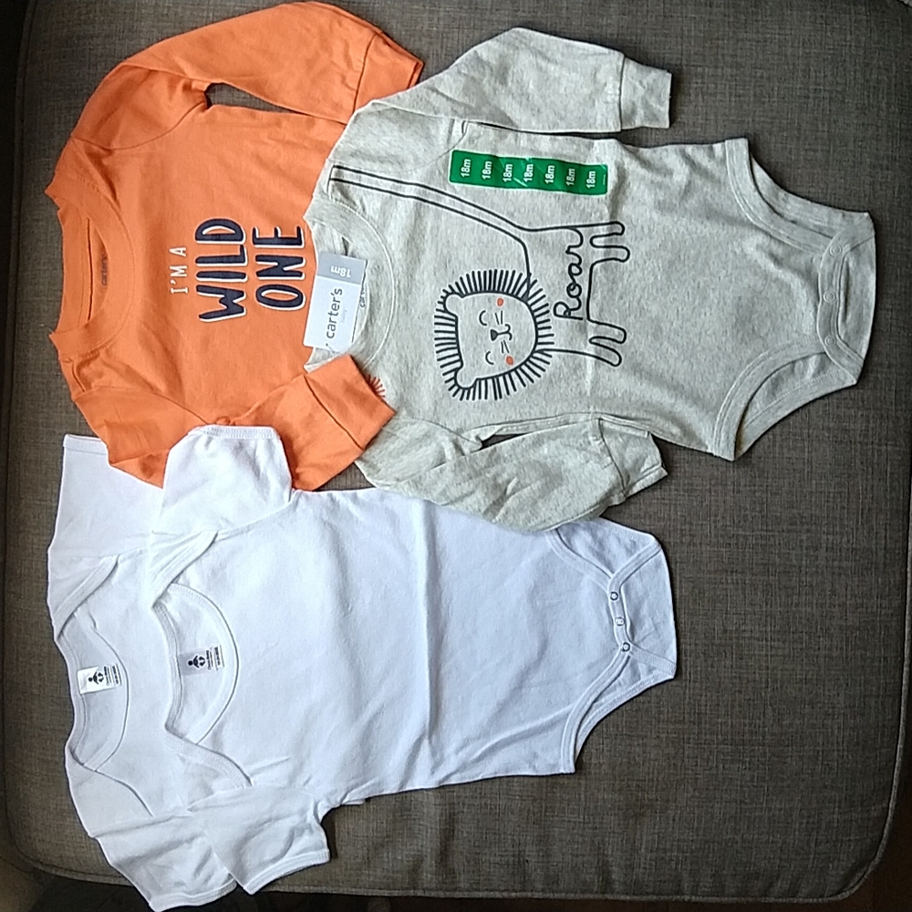18 Months 4 Piece Top Shirt One-piece Lot American Apparel Carter's
